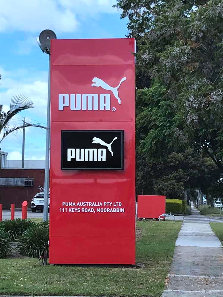 1330x850mm Outdoor LED Screen for Puma Melbourne
