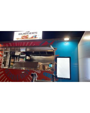 1650x530mm outdoor LED screen for foodvan, campbellfield