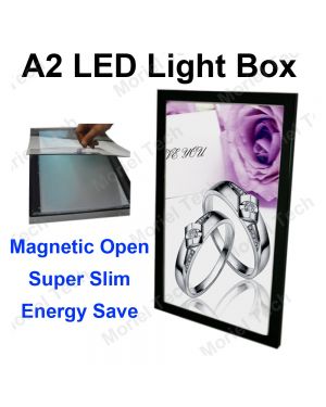 A2 40x60CM 18MM Thick, Magnetic Light Box Menu/Poster Display LED/Backlit Board