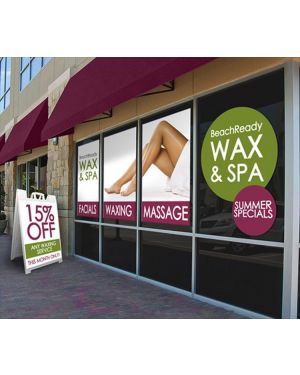 Shop WIndow Sticker Sign, Price is Per Sqm