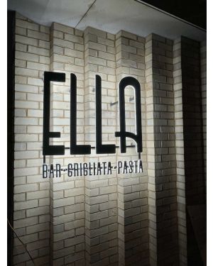 1000x1000mm outdoor 3D LED logo for Ella, Richmond