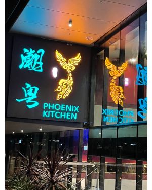 3000x3000 Outdoor 3D LED Logo for Phoenix Kitchen in Boxhill, Melbourne