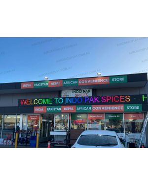 9 meters outdoor LED screen for supermarket 