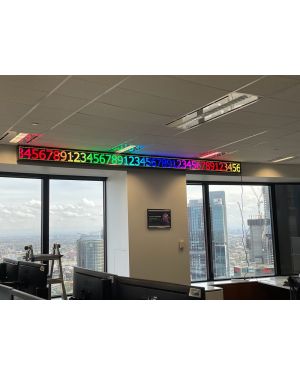 6200x370mm High Resolution LED Screen for Currency Company in Sydney