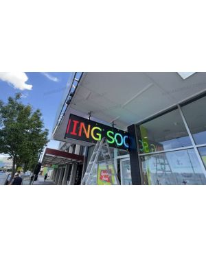 2600x850mm outdoor double sided LED screen for daylight cafe, Dandenong