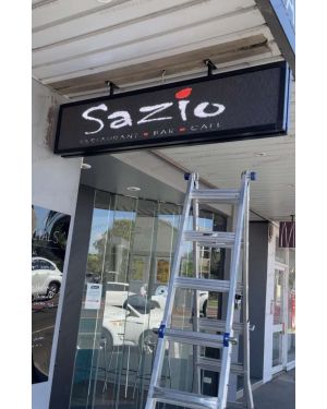 2000x370mm outdoor double sided LED screen, Sazio