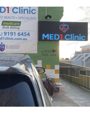 2300x850mm outdoor LED screen for med 1 clinic, Templestowe Lower
