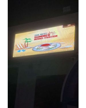 2600x1200mm outdoor LED screen for foodvan park