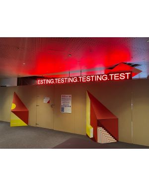 6200x380mm Double Sided LED Screen for RMIT City Campus in Melbourne CBD