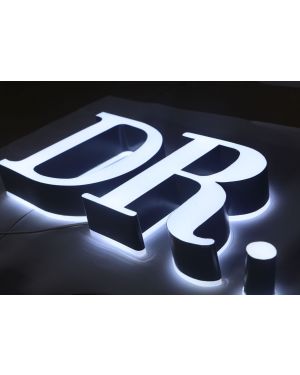 Frontlit Backlit Acrylic Stainless Steel 3D LED Letters Logos (Quote for price)