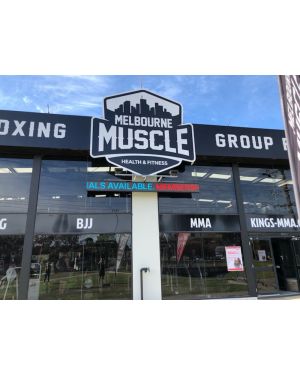 3000x370mm Outdoor LED Screen for Melbourne Muscle