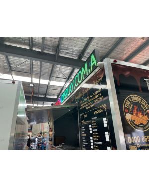 5300x370mm outdoor LED screen and night lights for foodvan