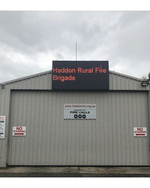 260x133cm outdoor normal resolution LED screen for Haddon Rural Fire Brigade VIC 3351