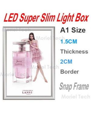 A1 87x60CM Snap Frame Super Slim Light Box Menu/Poster Display LED/Backlit Board