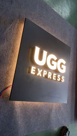 Front lit 3D LED letters for UGG express in Northland shopping center