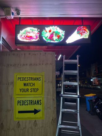 Outdoor Double Sided High Resolution LED Screen for Fudao in Hawthorn