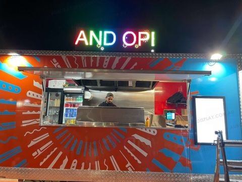 1.7x0.6 Meter LED Screen for Food Van