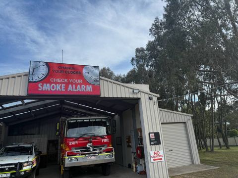 4x1.8 Meter LED Screen for Fire Station