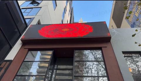 7x2 Meter Outdoor LED Screen for Night Club in CBD