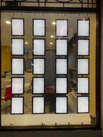 High Brightness LED lightbox for Real Estate Agent