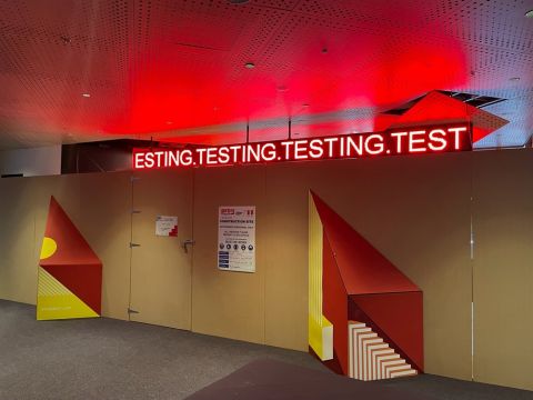 6 Meter Double Sided Screen for RMIT City Campus