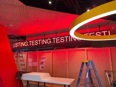 6x0.5 Meter Double Sided LED Screen for RMIT City Campus