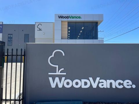 Outdoor 3D Logos for Wood Vance in Springvale