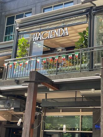 3x0.6 Meter Outdoor 3D LED Logo for Hacienda in Southgate Shopping Center