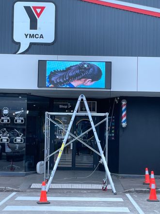 3x1.2 Meter Outdoor LED Screen for Hair Salon