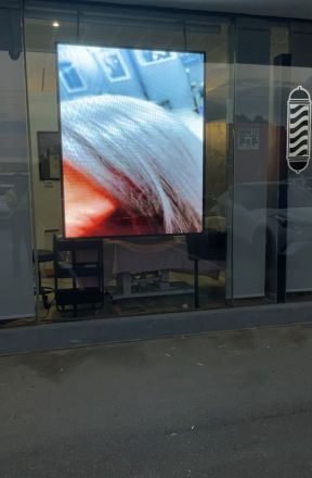 2x1.2 Meter Window Screen for Hair Salon