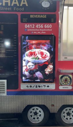 LED Menu Screen for Food Van/Truck