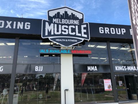 Outdoor 4 Mster LED Screen for Melbourne Muscle