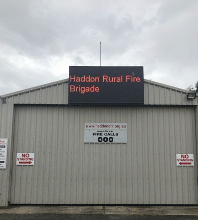 Outdoor LED Screen for Fire Station