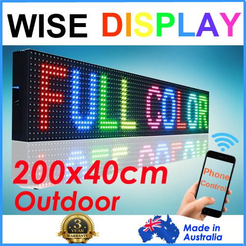 programmable led sign board