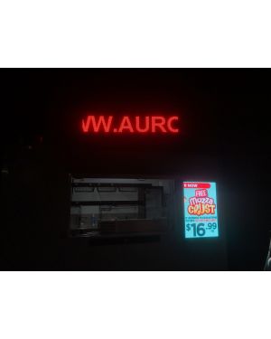 260x53cm outdoor red LED screen, 100x70cm high resolution led menu screen