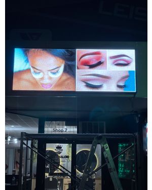 260x85cm outdoor high resolution LED screen for kings salon Epping VIC 