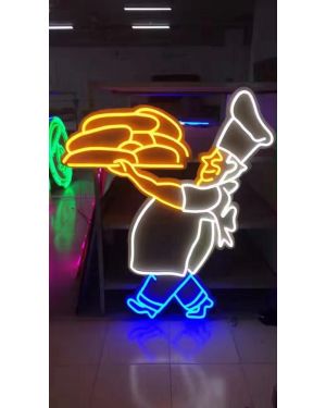 100x200cm, led neon sign for bakery shop