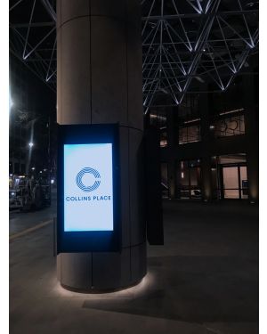 175x78cm x 3units, customization LED TV screen and 195x95cm x 2units, customization LED TV with touch screen for 35 Collins street restaurant in Melbourne CBD